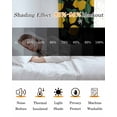 thumbnail image 5 of Orange Lemon Blackout Curtains for Bedroom Living Room Darkening Curtains 84 Inch Length 2 Panels Set Spring Leaves Vintage Pastoral Country Window Curtain Window Treatment Grommet Drapes 52"x84", 5 of 9