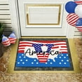 thumbnail image 4 of Hbdhejl Soft Fashion Doormat 60X40Cm 4Th July Independence Day Usa Country Door Mat Bathroom Rug Celebrating 4Th Of July Floor Mat Entrance Front Door Rug Suitable For Home Living Room Bathroom, 4 of 5