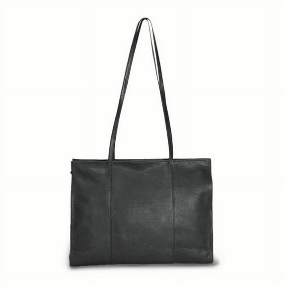 Black Zip Top Tote Bag GM12733