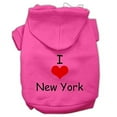 thumbnail image 2 of Mirage Pet 62-36 XXLBPK I Love New York Screen Print Pet Hoodies, Bright Pink - 2XL 18, 2 of 3