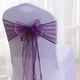 thumbnail image 3 of Juego de 10 lazos para sillas, fajas, corbatas, decoración, cubierta de artículo para recepción de bodas, eventos, banquetes, decoración de sillas, 3 of 5
