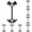 Black*10, variant on 1 Pack Aluminum Fishbone Tent Stakes Deck Nail Anchor Pegs Guyline Tensioners for Camping Hiking Outdoor Awning, Black