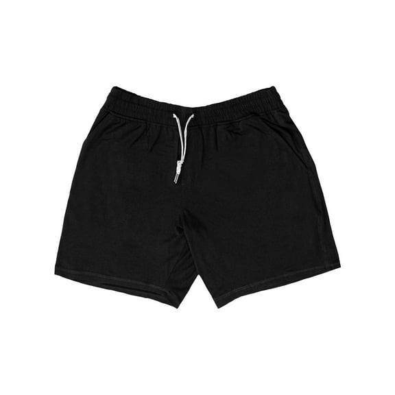 Soft Jersey Short - HEATHER BLACK - S