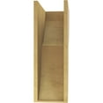 thumbnail image 4 of 9"W x 18"D x 27"H Classic Crestline Rough Cedar Woodgrain TimberThane Corbel, Primed Tan, 4 of 6