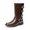 DARK BROWN, variant on DREAM PAIRS Toddler Girls’ Mid Calf Boots Side Zip Riding Booties
