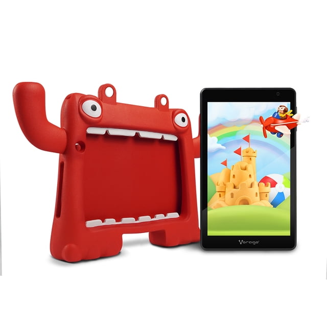 TABLET VORAGO KIDS 8' 4GB 64GB ANDROID 13 QUAD CORE PAD-8-KIDS-RD ROJA Vorago