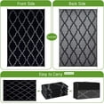 EasyGoing Indoor/Outdoor Area Rugs for Patio 6x9 ft, Reversible