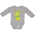 thumbnail image 3 of Inktastic Little Brother Dinosaur Boys Long Sleeve Baby Bodysuit, 3 of 5