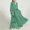 Mint Green, variant on OGLCCG Girls Muslim Prayer Dress V Neck Islamic Kids Traditional Eid Ruffle Flowy Long Dresses Soft Pullover Abaya Clothes 5-14 Years