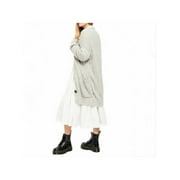 FREE PEOPLE Womens White Pocketed Long Sleeve With buttons Sweater Size: XS