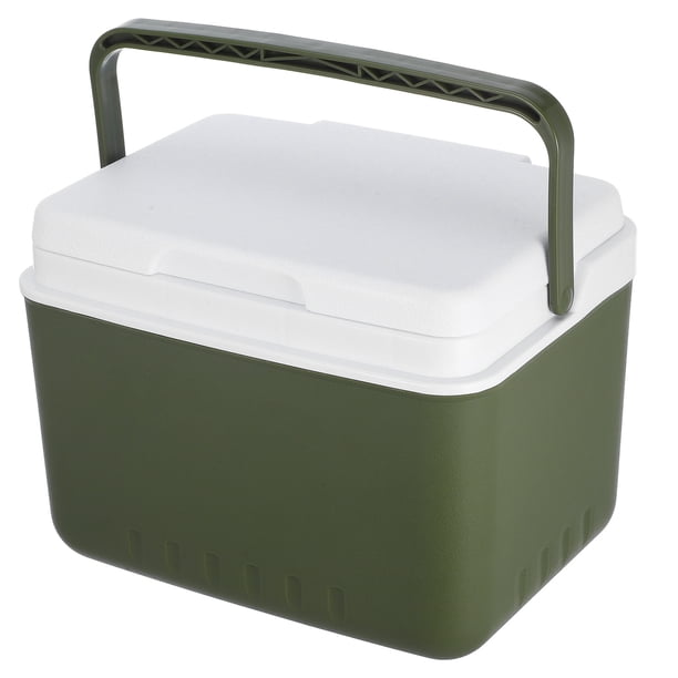Raindrops Enfriador Pequeño Verde Con Aislamiento Eficiente Para Viaje Camping Y Uso En Vehículo