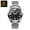 Stainless steel - black face, variant on Men's watch with three - dimensional numbers, large dial, light - luxury steel strap, trendy and stylish, suitable for business occasions