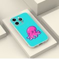 thumbnail image 4 of Mejore su experiencia con el iPhone: funda para teléfono plateada mate de doble capa con estampado de dibujos animados extravagantes para iPhone 15 Pro Max 14 13 12 Pro 11, 4 of 4