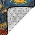 thumbnail image 4 of Area Rugs For Living Room Decor - Starry Night Cat Guitarist Anti Slip Throw Washable Rugs 3x5 For Bedroom, Soft Indoor Carpet For Bedroom Living Room 60x39In, 4 of 5