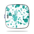 thumbnail image 2 of Skin Decal Wrap Compatible With Roku Ultra Sticker Design Teal Splatter, 2 of 6