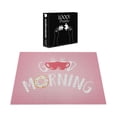 thumbnail image 3 of Ambesonne Morning Jigsaw Puzzle Durable Cardboard, Message Along Coffee Cups, 1000 pcs, Pale Pink Dark Coral, 3 of 5