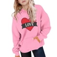 thumbnail image 4 of Girl's Cute Cartoon Long Sleeve Sweatshirt Clothes Clothing Outfits 3-14Y Pink 11-12 Years, 4 of 5