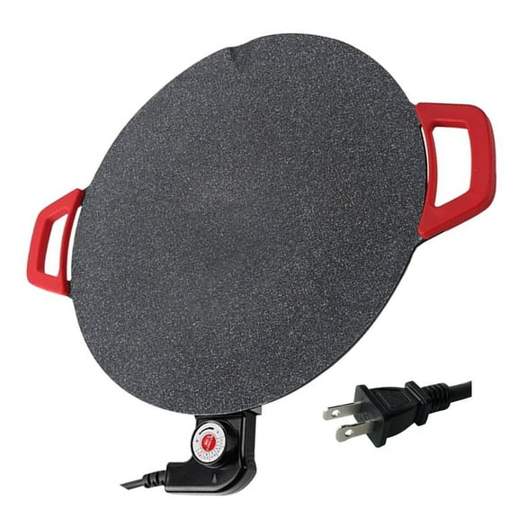 Electric Griddle Smokeless Electric BBQ Grill Baking Tray Nonstick Cooking Griddle Pan Pancake Maker with Handle