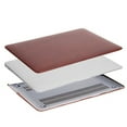 thumbnail image 4 of Mosiso MacBook Air 13 Inch Case, Wood Texture Pattern Design Ultra Slim Lightweight PU Leather Coated Plastic Hard Shell Snap On Protective Cover for MacBook Air 13.3" (A1466 & A1369), Brown, 4 of 7