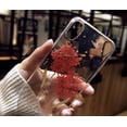 thumbnail image 3 of Coque pour Téléphone iPhone X/XR/XS MAX, Véritable Coque iPhone Mode Fleur 6/7/8 Plus, Coque de Protection pour Téléphone en Silicone (Rouge, iPhone XS MAX), 3 of 5