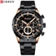 thumbnail image 1 of Reloj Curren para hombre, esfera azul, correa de acero inoxidable, fecha para hombre, relojes de negocios para hombre, relojes de pulsera impermeables de lujo para hombre Deng Xun unisex, 1 of 2