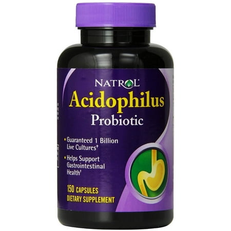 Natrol Acidophilus Probiotic Capsules 150 ea (Pack of