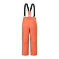 thumbnail image 6 of Juslio Girls Pants Casual Solid Thick Waterproof Warm Ski Orange, 6 of 7