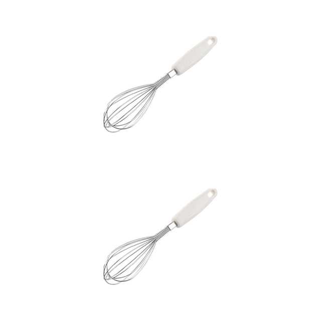 Injueey Tamiz de harina para hornear, colador de sopa de aceite de malla fina, filtro Skimmer para restaurante, tamiz, utensilio de cocina, batidor de huevos 2Conjunto