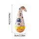 thumbnail image 3 of Gato interactivo de madera con balanceo para gatos de interior, se endereza solo, con sombrero y, 3 of 4