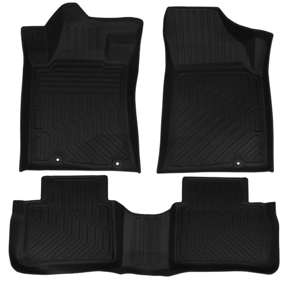 GELUOXI Floor Matswithout Cargo Liner for Nissan Altima 2014-2018, TPE All Weather Car Floor Mats for Altima Accessories, Altima Car Mat Rubber Floor Liners