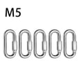 thumbnail image 1 of Lefu Carabiner Quick Link Strap Connector Steel Chain Repair Shackle D-Shape Rigging, 1 of 8