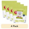 (4 pack) SkinnyPop Gluten-Free Original Popcorn, 0.5 oz Snack-Size Bags, 10 Count