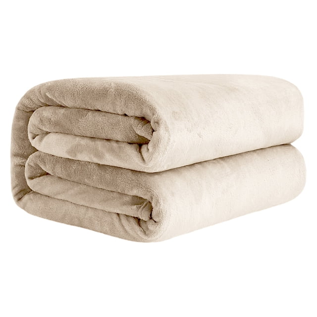 Double-Sided Wool Blend Blanket, Soft & Warm, Lightweight, Machine Washable, Ideal for Sofa, Bedroom, & Camping, Cloth Wool Blend Blanket, Multi-Color Double Sided Camping Throw, by Honglin