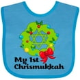 thumbnail image 3 of Inktastic My First Chrismukkah Boys or Girls Baby Bib, 3 of 4