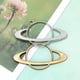 thumbnail image 4 of 16 piezas de marcos colgantes de planetas huecos, dijes de aleación, accesorios para hacer joyas DIY, para collares y manualidades (plata y bronce), 4 of 7