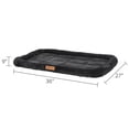 thumbnail image 2 of Vibrant Life Large Cozy Luxe Crate Mat Pet Bed, Dark Gray, 36" x 27", 2 of 6