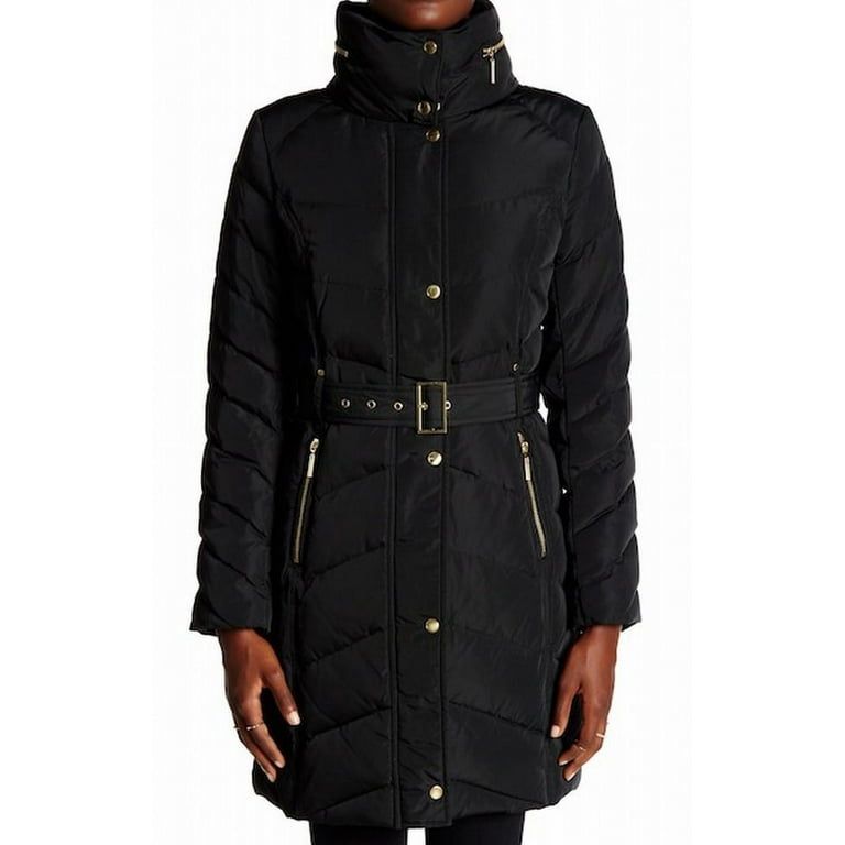 Michael kors down coat clearance with zipper chest pockets