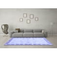 thumbnail image 3 of Ahgly Company Indoor Rectangle Abstract Blue Modern Area Rugs, 6' x 9', 3 of 4
