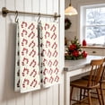 thumbnail image 5 of 2 Pack Christmas Hand Towels, Candy Cane Christmas Kitchen Towels, Soft Absorbent Holiday Dish Towels for Bathroom Kitchen Decor, Xmas Gift, 15.7 x 23.6 inch, 5 of 7