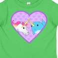 thumbnail image 4 of Inktastic Unicorn and Narwhal Cute Couple Boys or Girls Toddler T-Shirt, 4 of 5