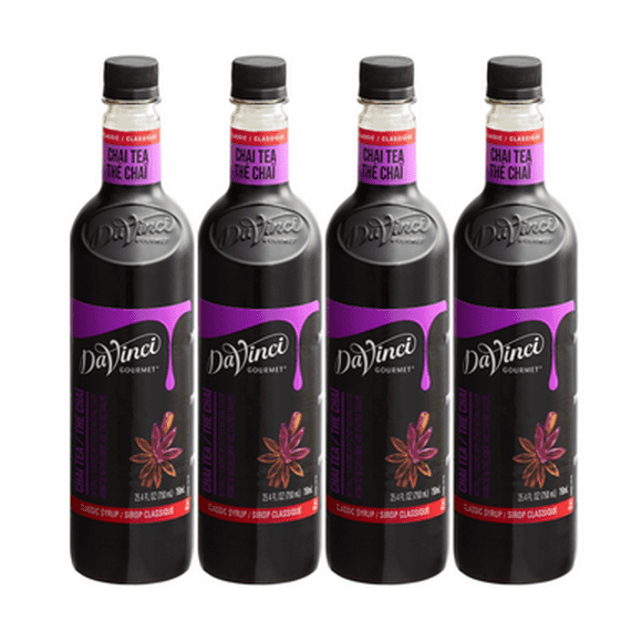 DaVinci Gourmet 750 mL Chai Tea Concentrate (4 Pack)