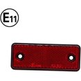 thumbnail image 3 of Abastado 10 reflectores rectangulares con montaje de tornillo, reflectores rectangulares para remolque, reflectores rectangulares para RV/camiones/caravanas/coche/remolque (rojo), 3 of 5