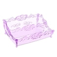 thumbnail image 5 of Organizador de maquillaje multiusos jinwen Estante de almacenamiento púrpura Cajas de almacenamiento de maquillaje, 5 of 5