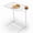 White, variant on Adjustable tray table - 6 height settings and 3 tilt angle settings | Multi-functional foldable tray table for laptop dining, dinner, or use in bed | Easy to assemble and store | Portable table