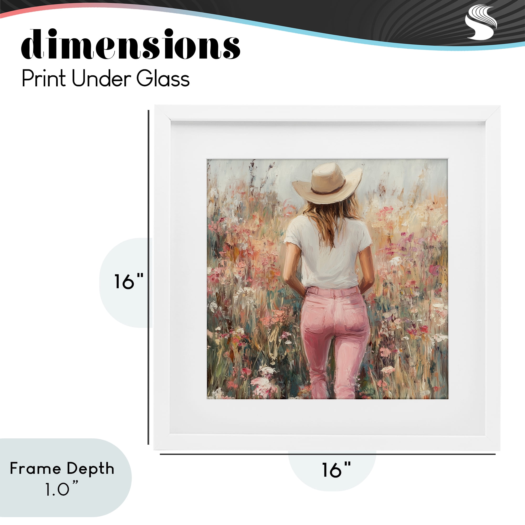Stupell Industries Moment Of Peace White Framed Print Under Glass, design by Heidi Kuntz