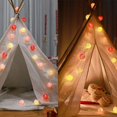 thumbnail image 3 of Guirnalda de luces de algodón, decoración navideña para interiores, globo LED de 6 m y 40 cm, ideal para niñas, princesas, niños y bebés (1 unidad USB de 6 cm), 3 of 5