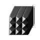thumbnail image 1 of Panel Decorativo 3d  De Pared Fondo  16 Pz Negro, 1 of 5