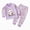 H154-Purple, variant on TOWED22 Infant Baby Kid Girl CartoonFall Winter Clothing Set Winter 2 Piece Long Sleeve Sweatshirt and Cozy Joggers Outfits Clothes(White,3-4 Y)