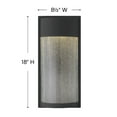 thumbnail image 3 of Hinkley Lighting 1344 Shelter 1 Light 18" Tall Integrated Led Outdoor Wall Sconc, 3 of 12