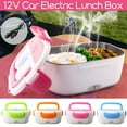 thumbnail image 1 of Essen Portable Electric Heater Lunch Box Car Plug Food Bento Storage Container Warmer, 1 of 7